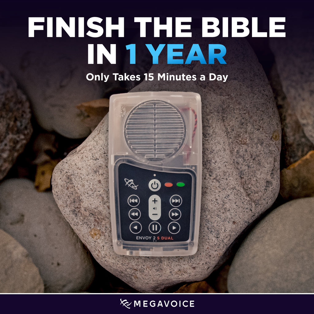 Solar Audio Bible Plus with The Daily Bible Podcast Featuring Michelle Hill and Tricia Goyer