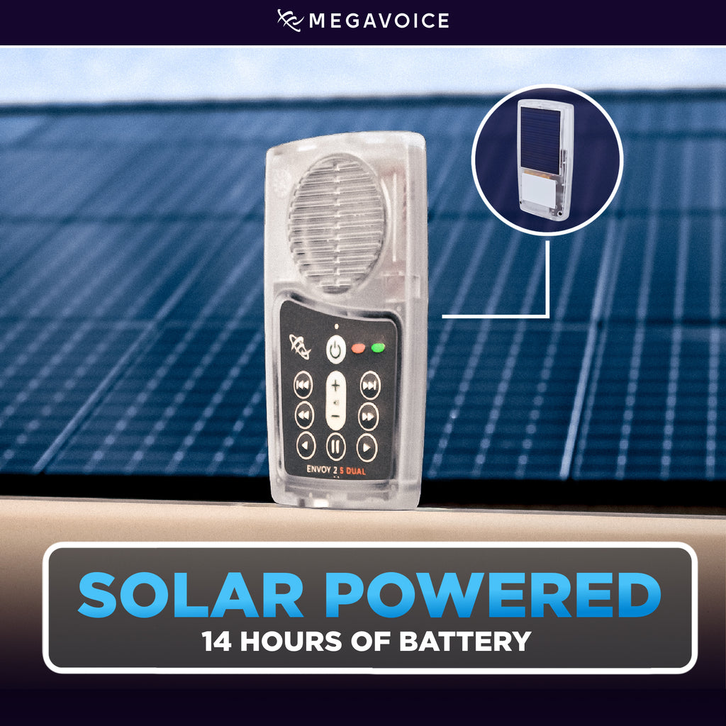 Solar Audio Bible Plus with The Daily Bible Podcast Featuring Michelle Hill and Tricia Goyer