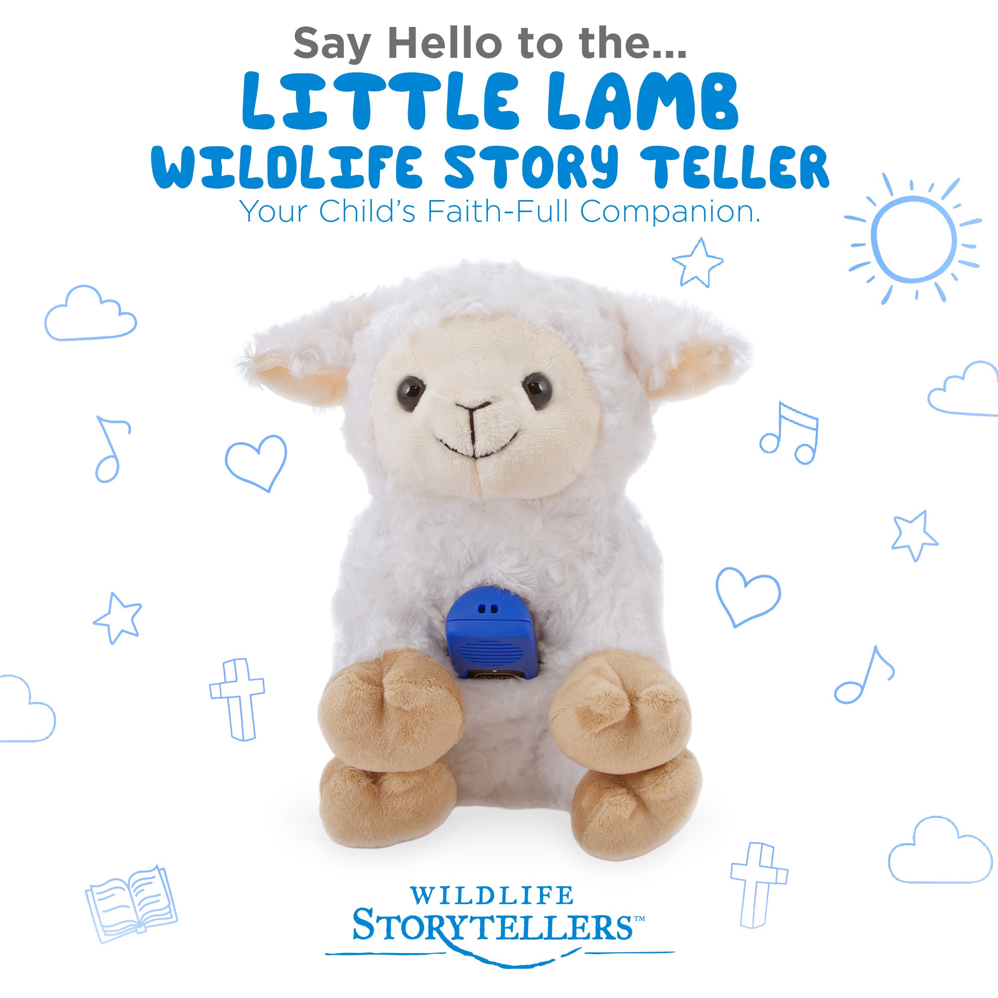 Lamb Wildlife Story Teller with Bible for Young Children Collection