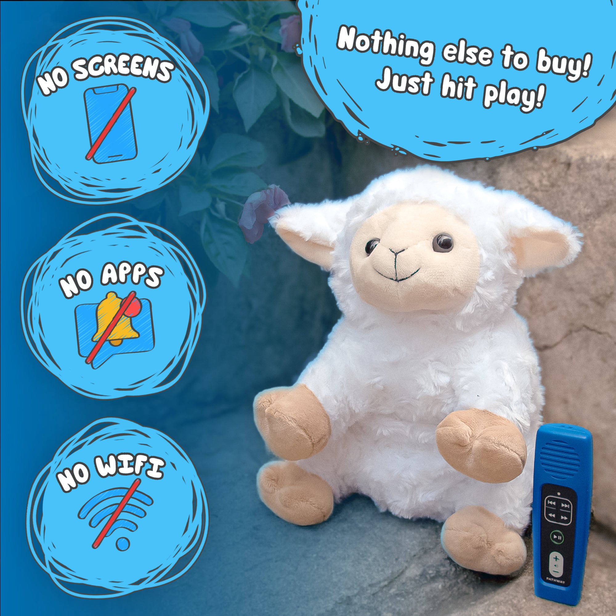 Lamb Wildlife Story Teller with Bible for Young Children Collection