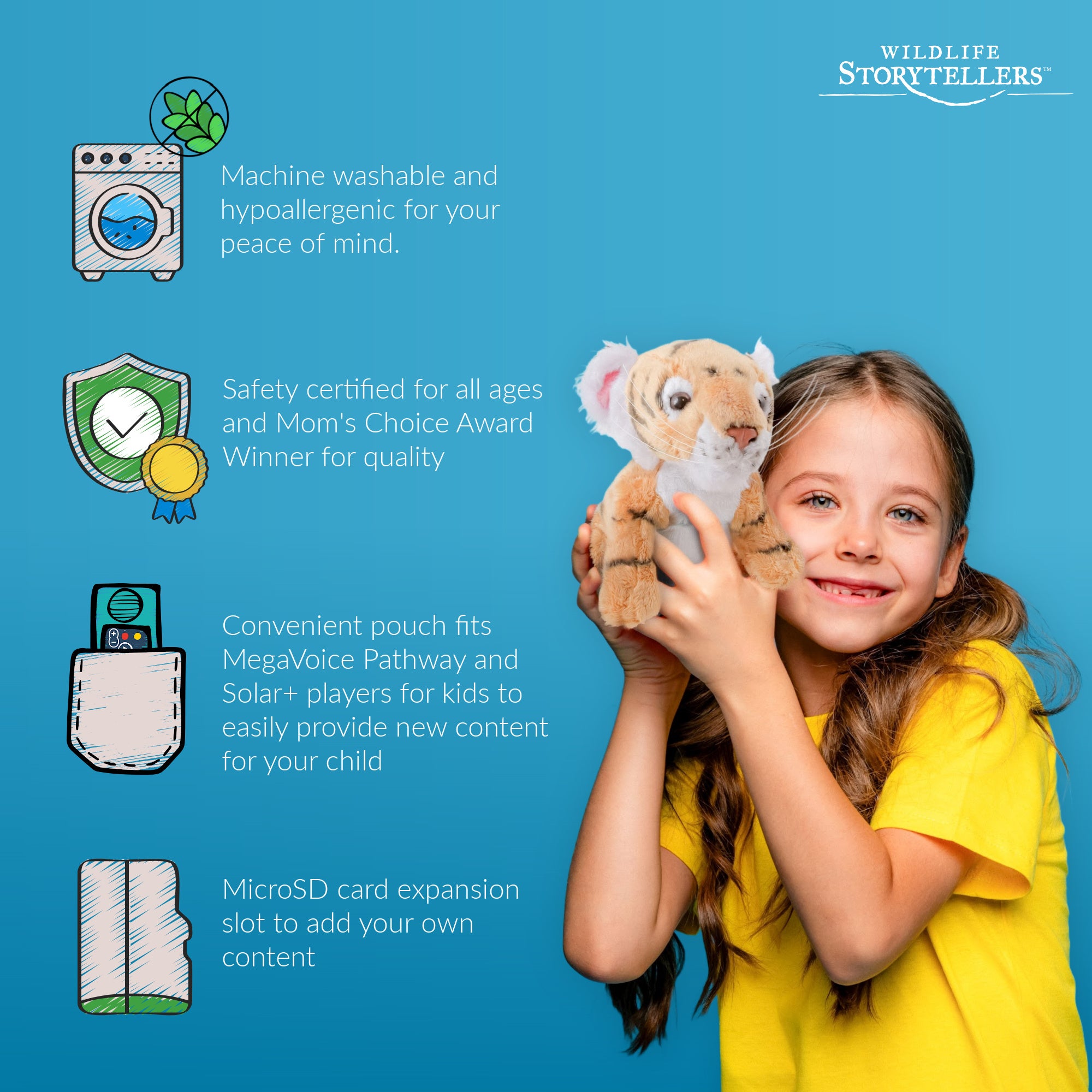 Tiger Wildlife Storyteller with Soothing Sounds Collection