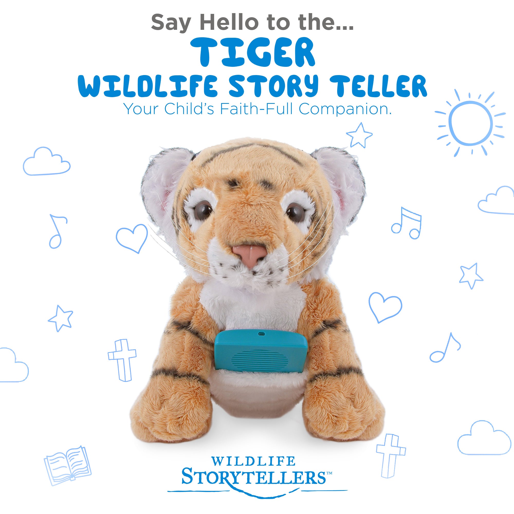 Tiger Wildlife Storyteller with Soothing Sounds Collection
