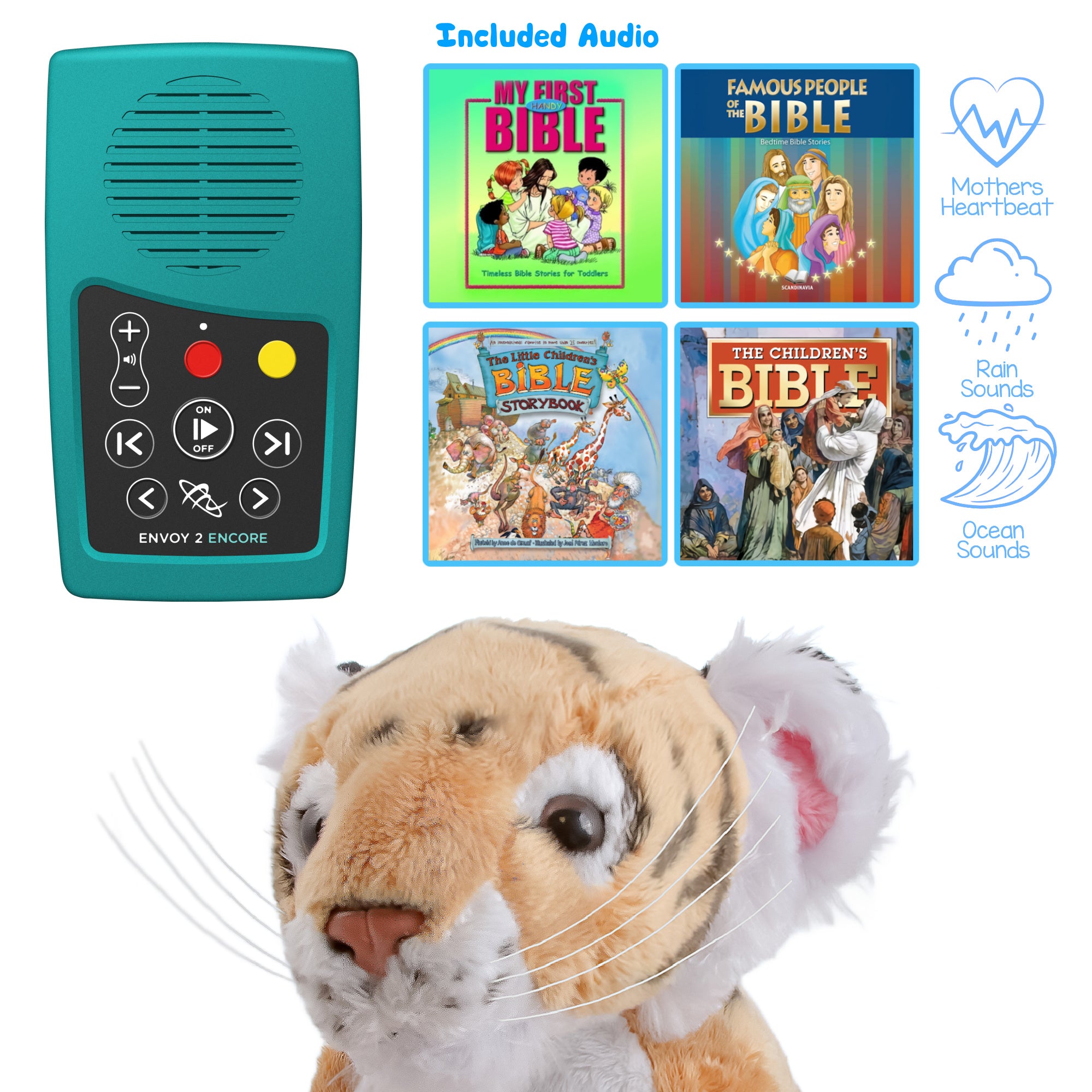 Tiger Wildlife Storyteller with Soothing Sounds Collection